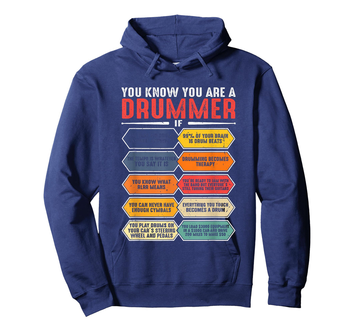 Drummer Drumming Lover Drum Player Percussion Percussionist T-Shirt