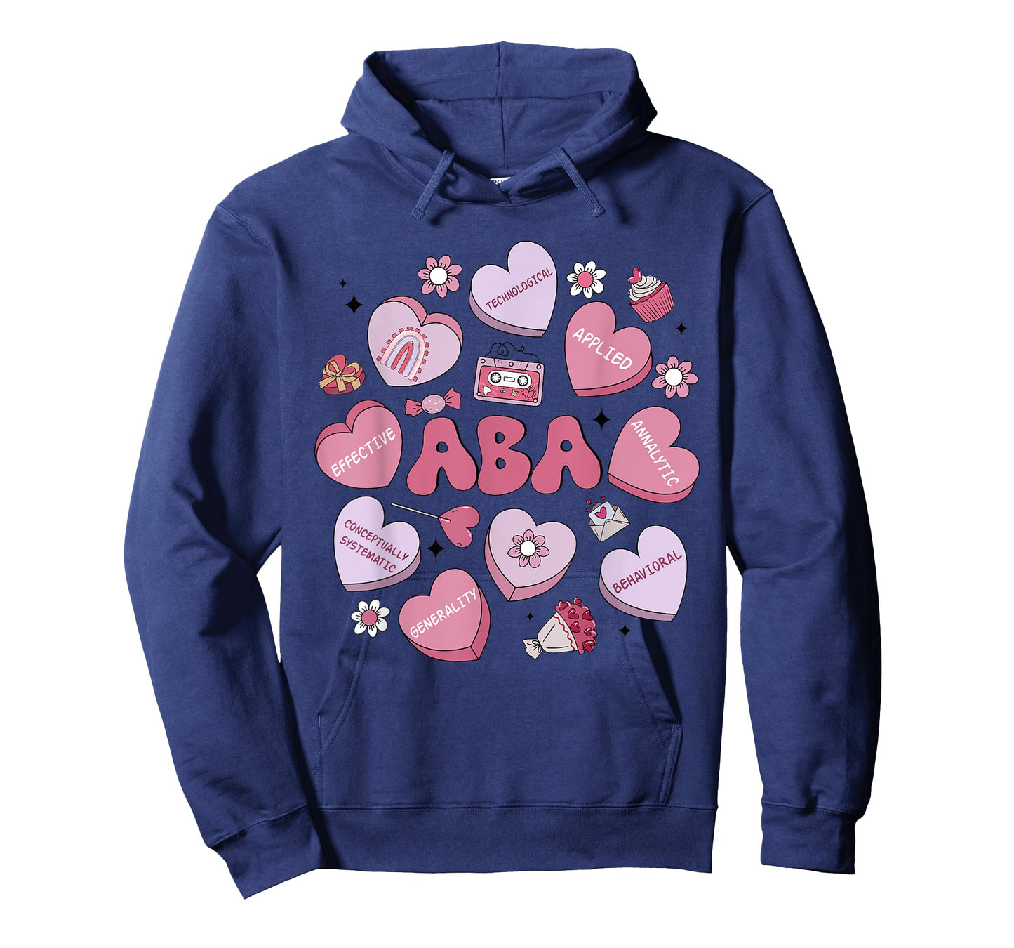Cute Funny ABA Therapy Candy Heart SLP Behavior Valentines T-Shirt
