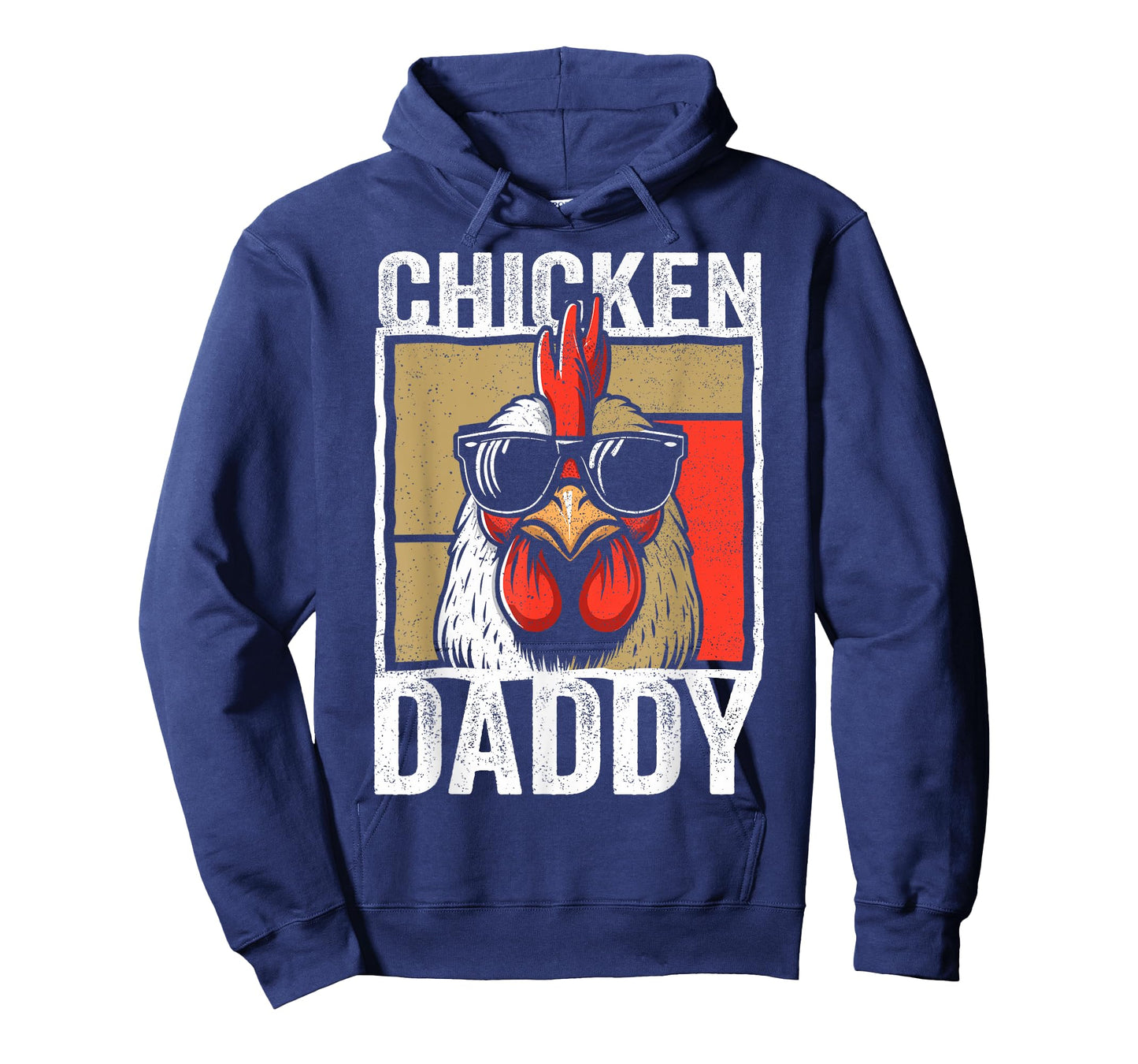 Chicken Daddy Rooster Farmer Funny Fathers Day For Men T-Shirt