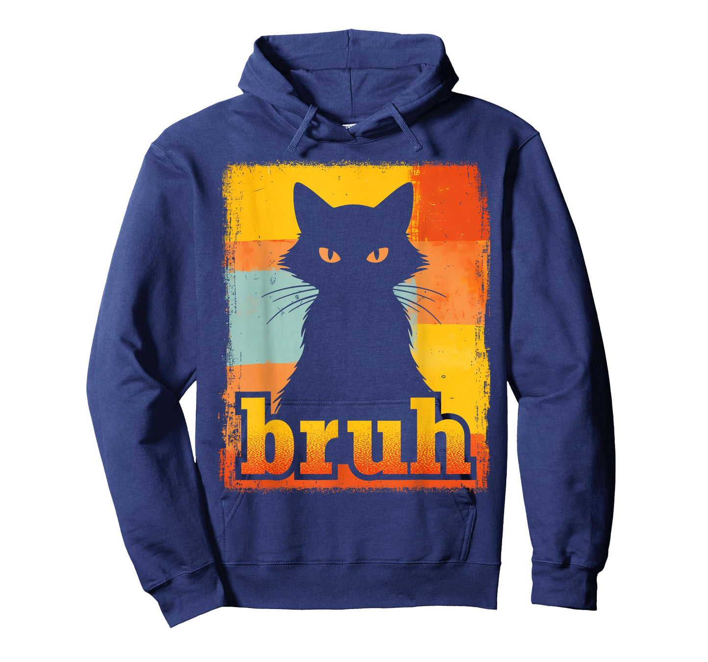 Funny Bruh Cat Meme for Teens Boys Girls Men Women Graphic T-Shirt
