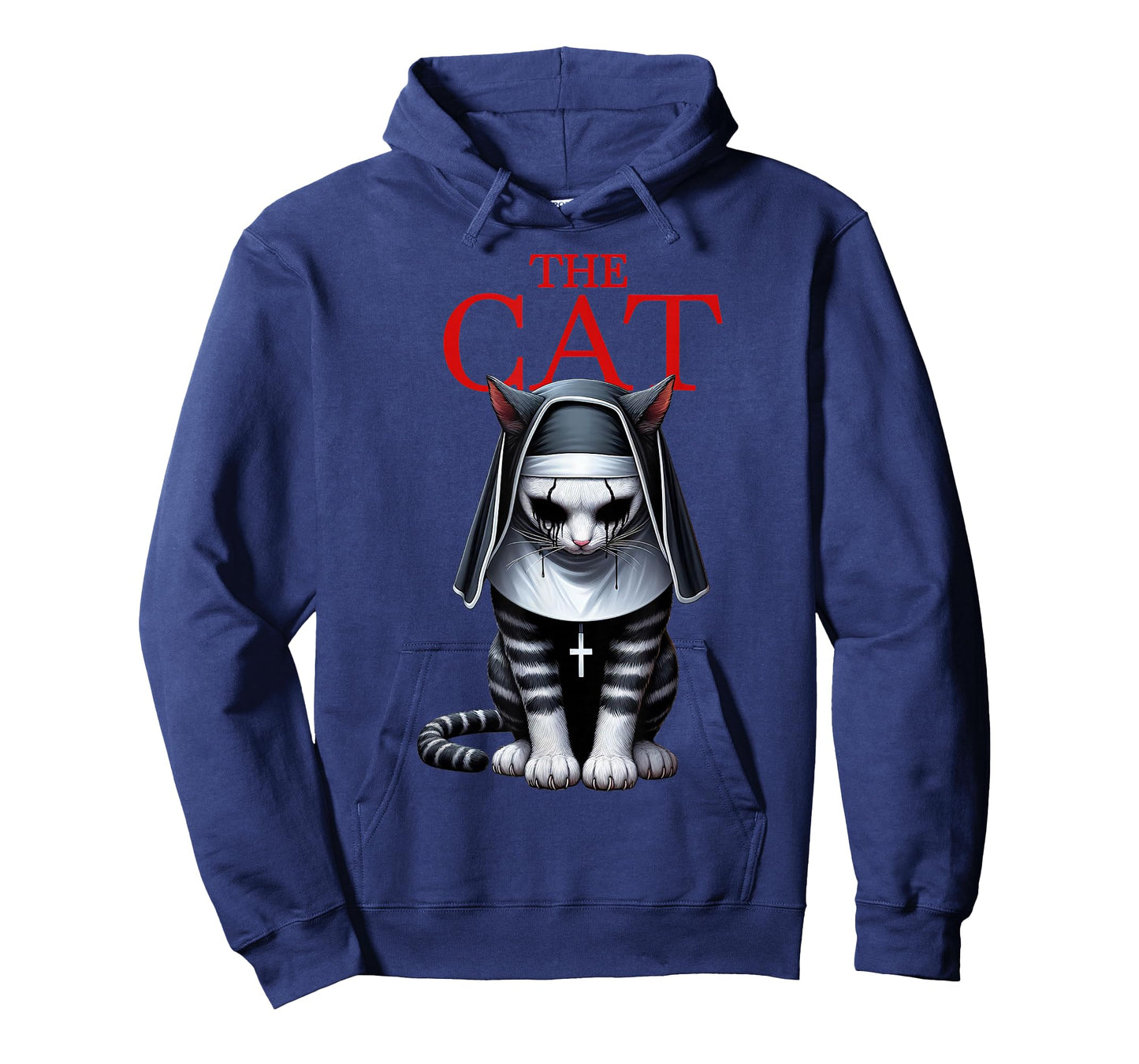 The Cat Horror Cat Halloween Scary Funny T-Shirt