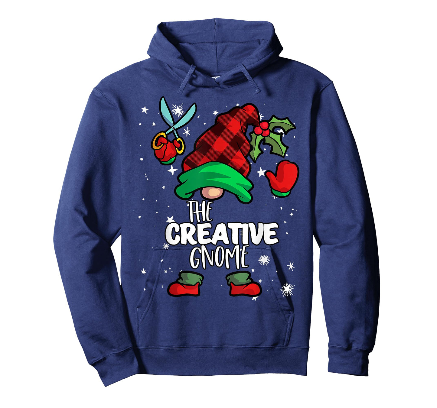 Creative Gnome Red Buffalo Plaid Matching Family Christmas T-Shirt