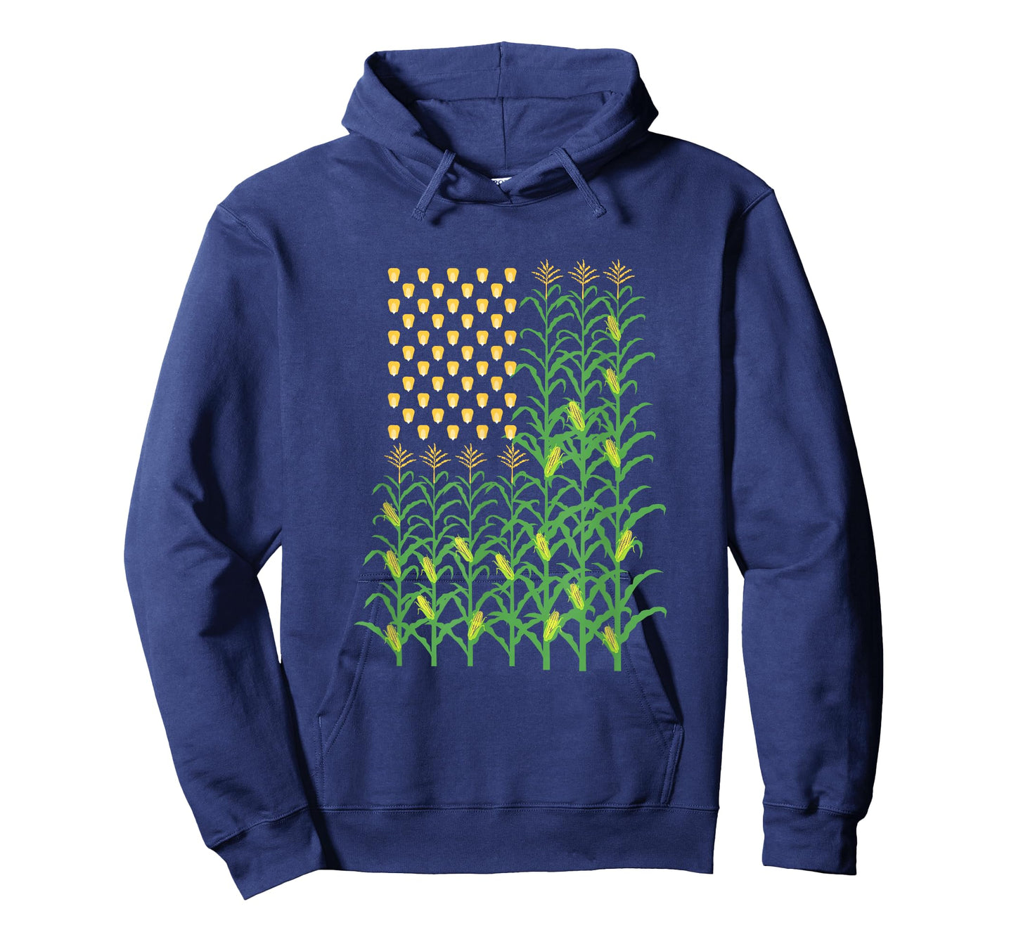Corn Farmer - American Flag Crop Farmers Farm Farming Gift T-Shirt