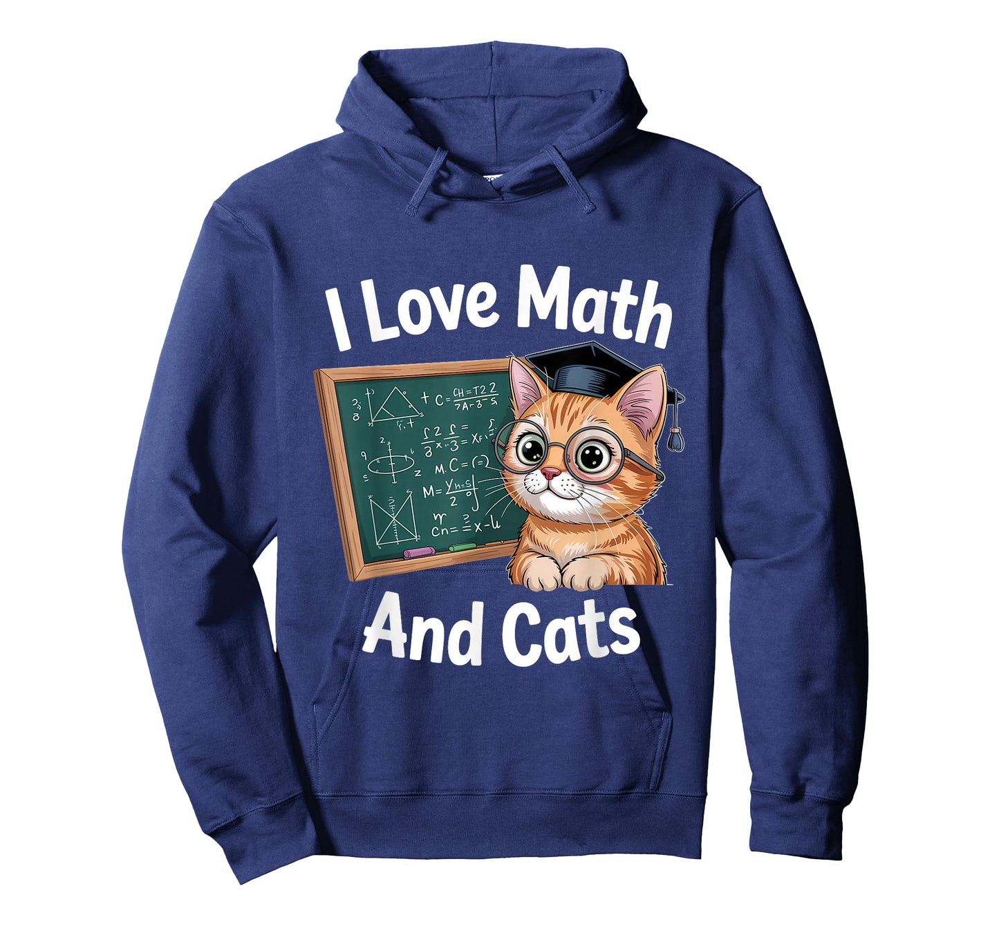 Math Cat Lover Funny Math Teacher I Love Math and Cats T-Shirt