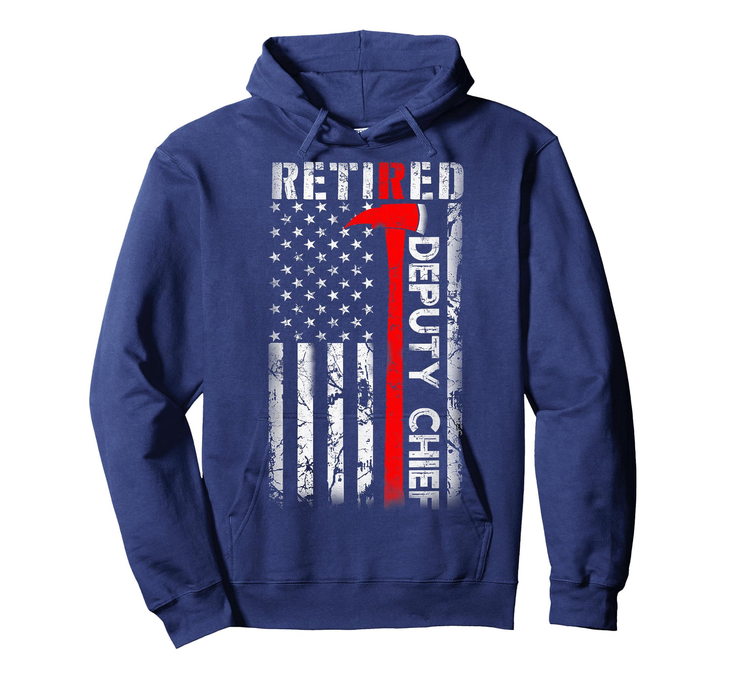 Retired Deputy Fire Chief Fireman Retirement UAS flag Gifts T-Shirt