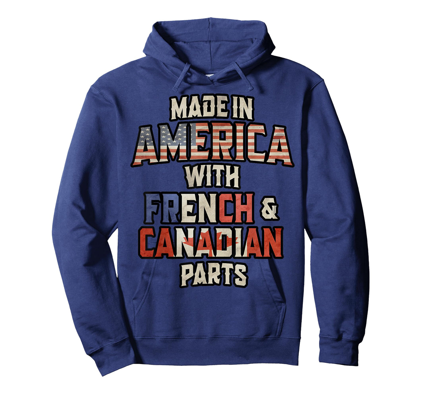 Canadian And French Made In America Mix Heritage Vintage T-Shirt