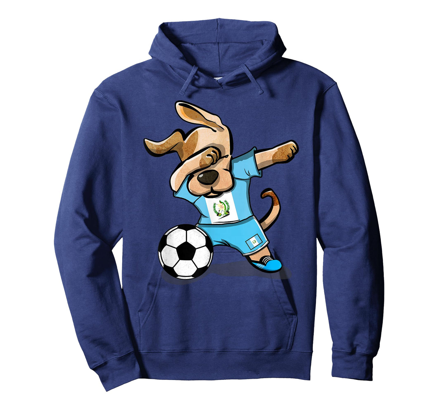 Dabbing Dog Guatemala Soccer Guatemalan Flag Football Lovers T-Shirt
