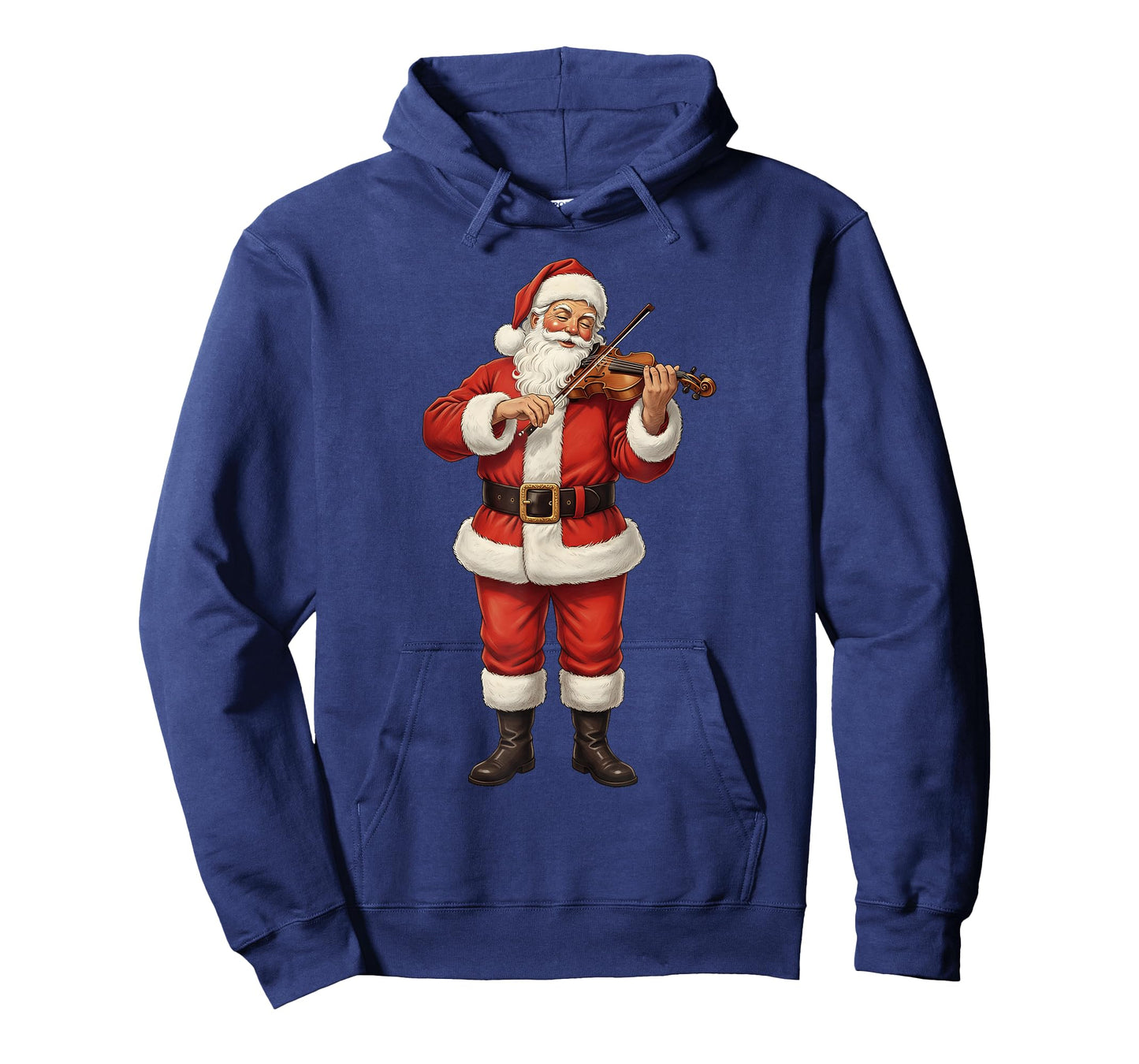 Christmas Santa Playing Violin Player Violinist Xmas Holiday T-Shirt
