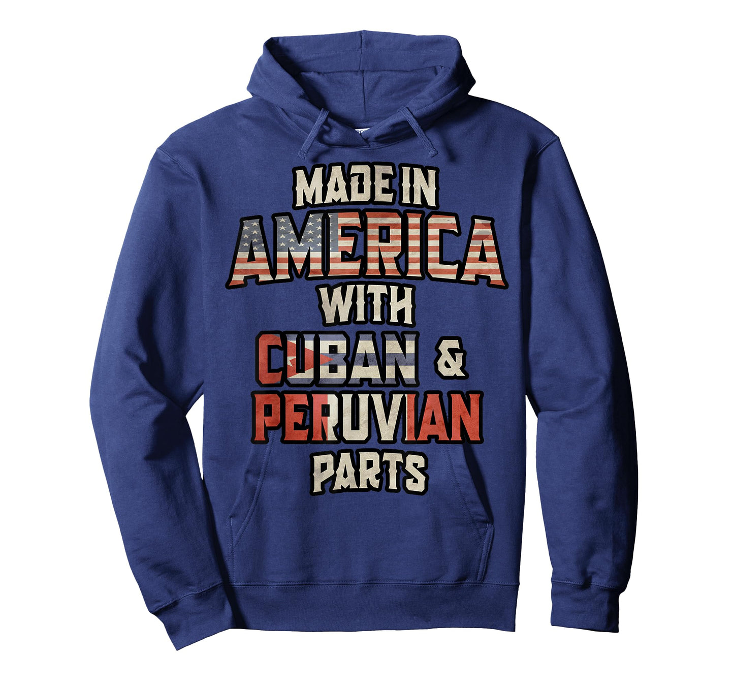 Cuban And Peruvian Made In America Mix DNA Heritage Vintage T-Shirt
