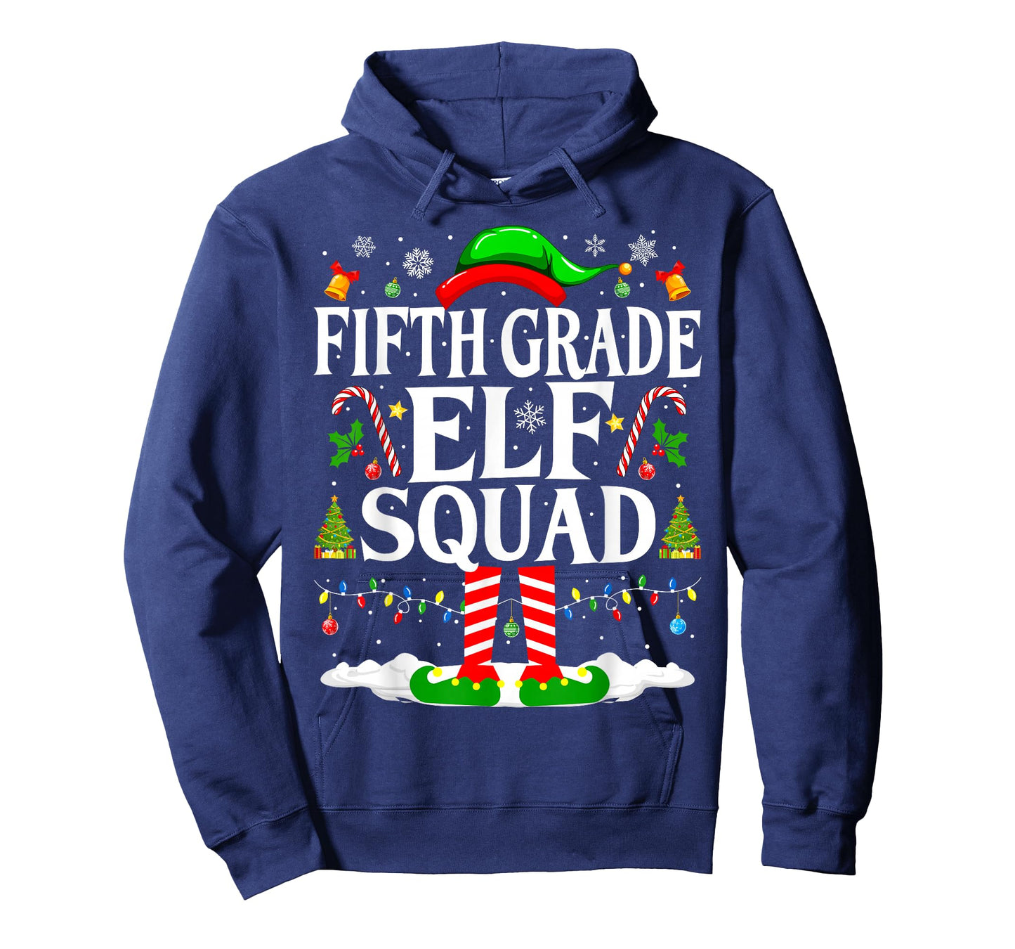 5th Grade Elf Squad Xmas Funny Christmas Fifth Grade Elf T-Shirt