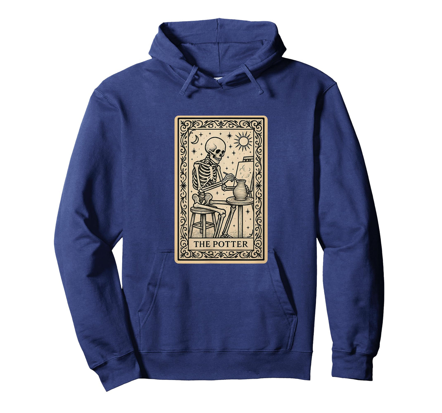 The Pottery Tarot Card Art Artist Potter Spooky Gothic T-Shirt