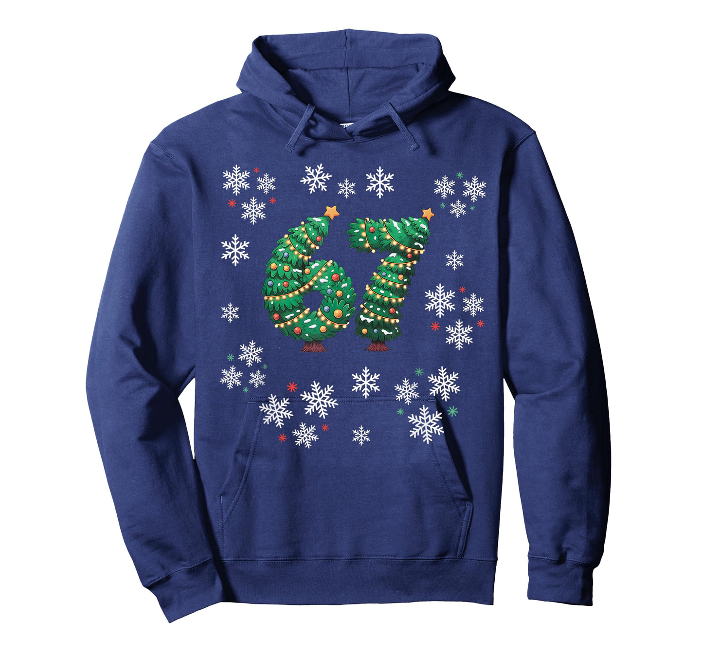 67 Christmas Sweater 6 7 Middle School Ugly Christmas Tree T-Shirt