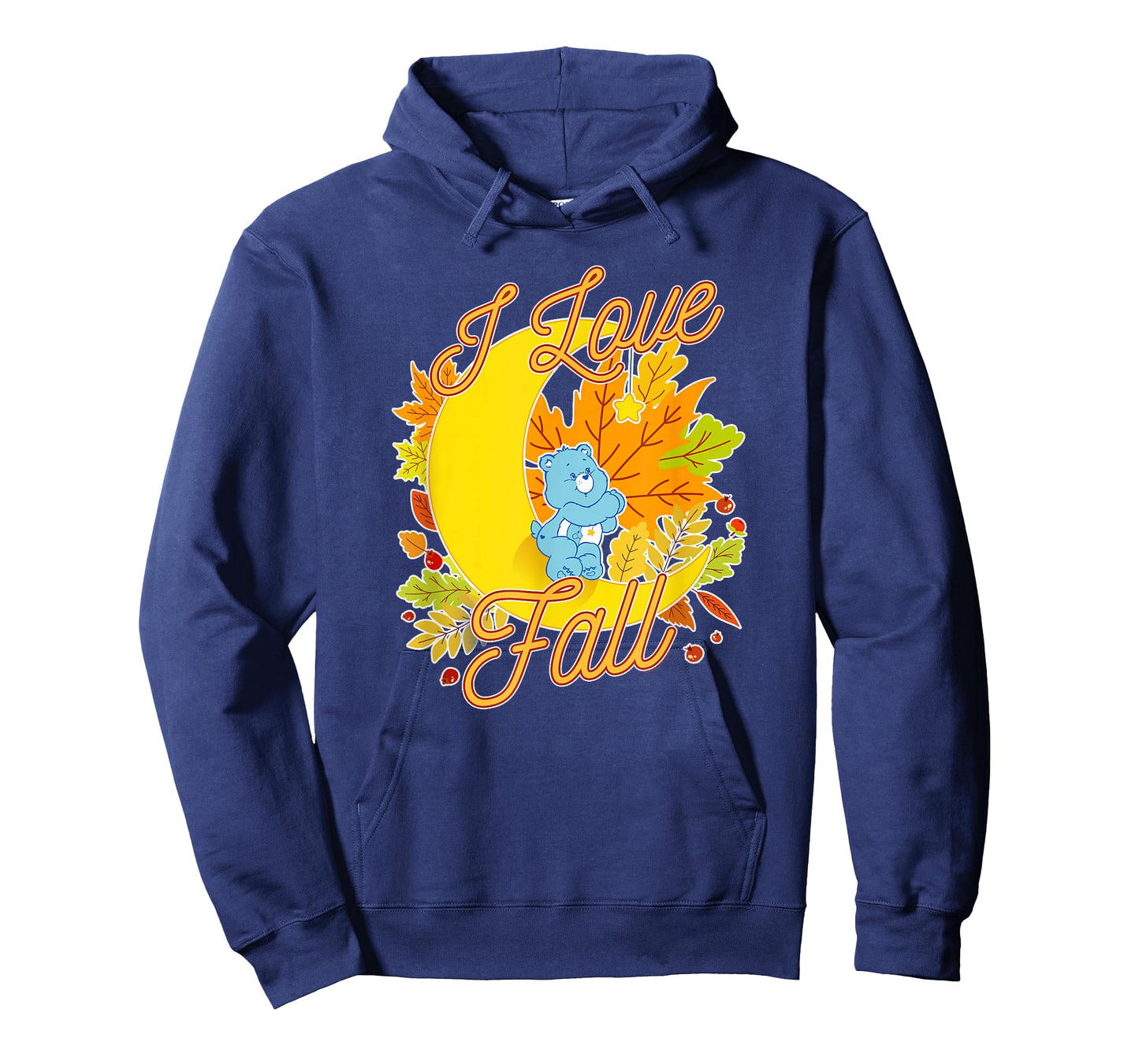 Care Bears Thanksgiving Bedtime Bear I Love Fall Moon Logo T-Shirt