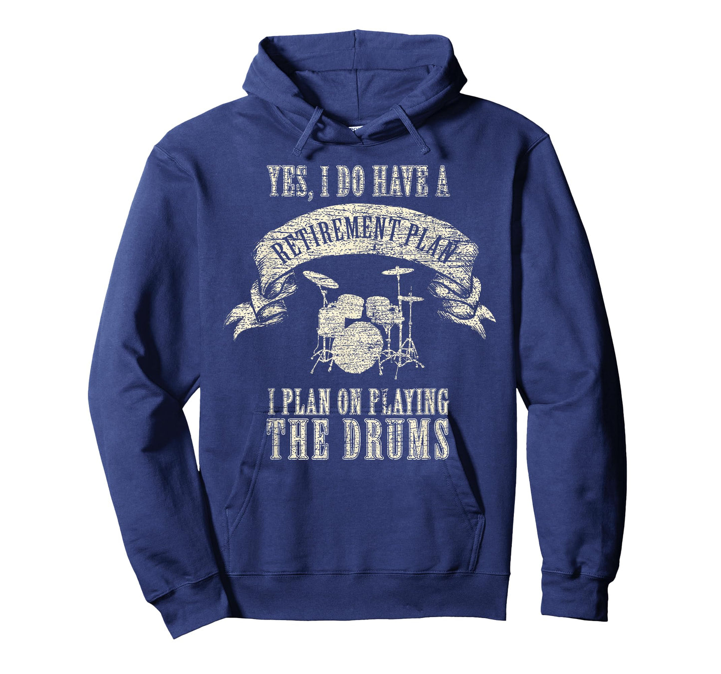 Retirement Plan Playing The Drums Player Drummer Vintage T-Shirt
