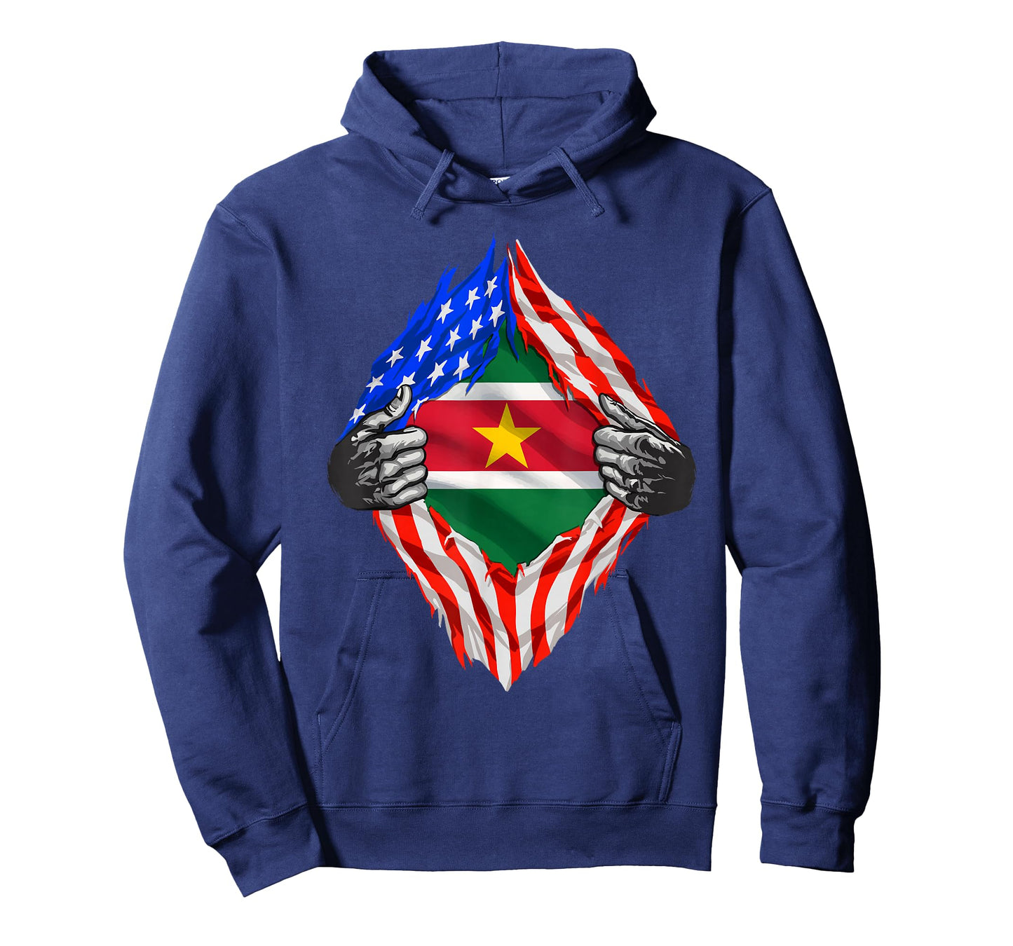 Super Surinamese Heritage Suriname Roots USA Flag T-Shirt