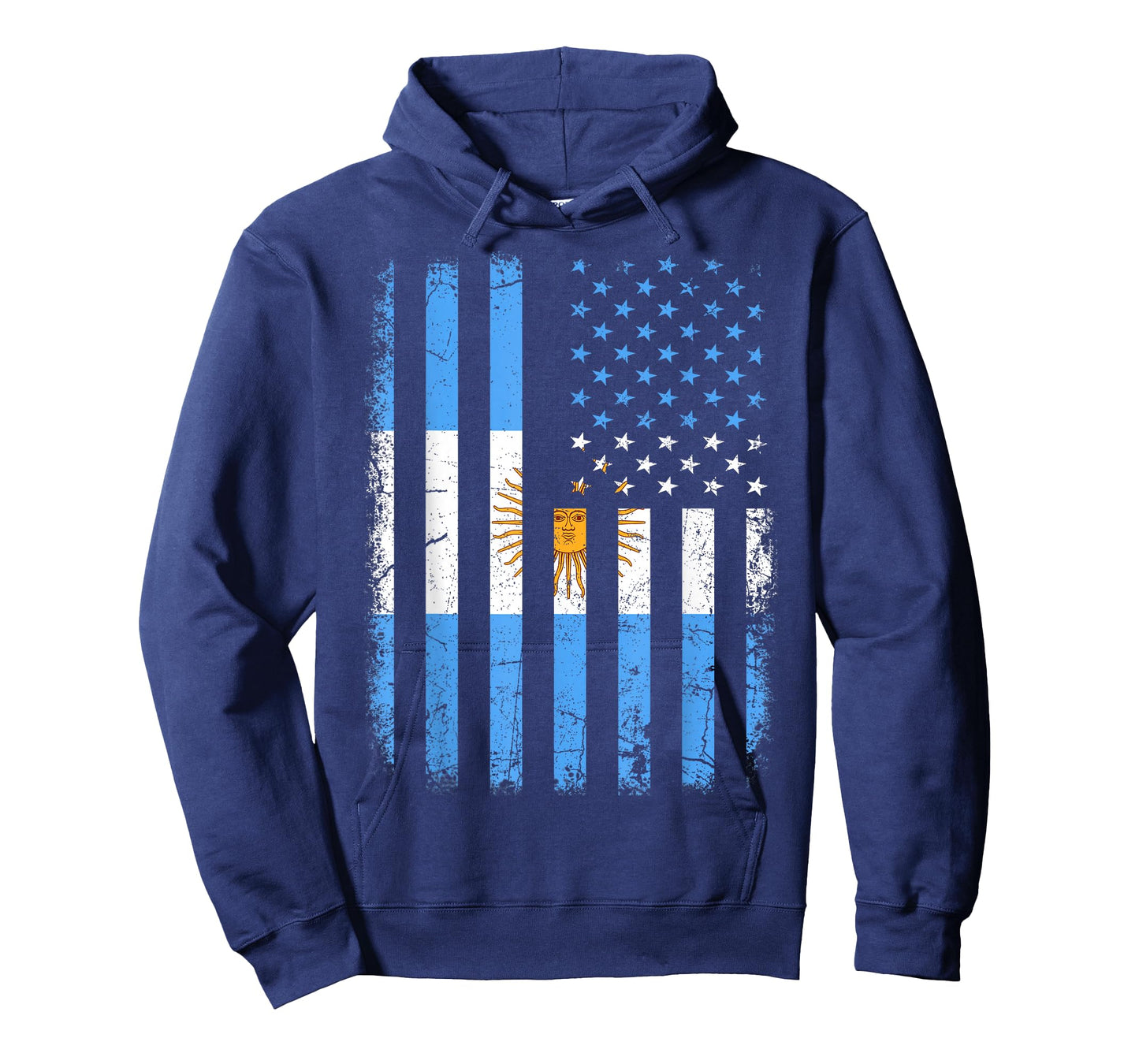 Argentinian American Flag Argentinian Roots Argentina Gift T-Shirt Small