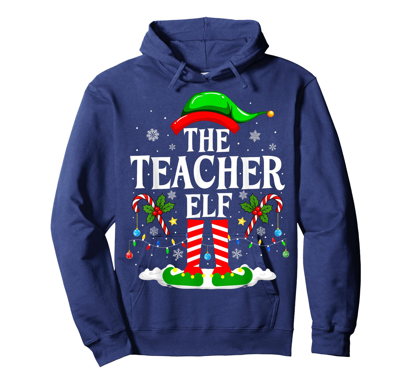 The Teacher Elf Funny Xmas Teachers Christmas Teacher Elf T-Shirt