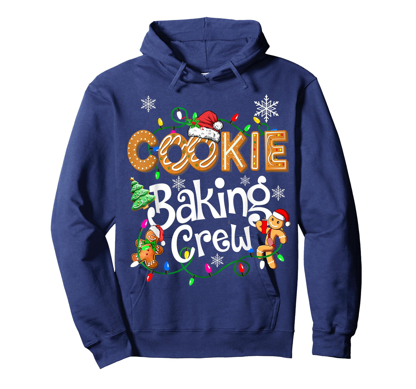 Cookie Baking Crew Cooking Lover Santa Xmas Gingerbread T-Shirt