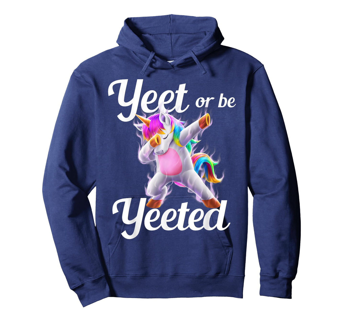Yeet Or Be Yeeted Dabbing Unicorn Dank Meme Slogan Yeet Kids T-Shirt