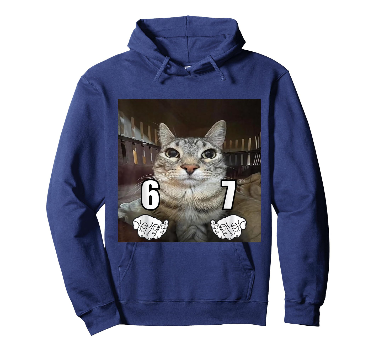 67 Meme Funny Cat Six Seven Meme 6 7 T-Shirt