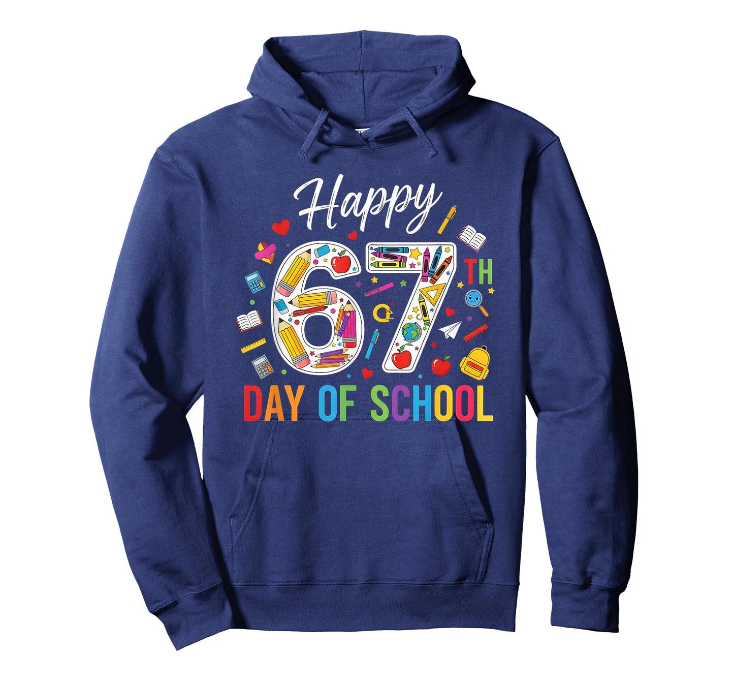 Happy 67th Day of School 67 Meme Humor 6 7 Funny Six Seven T-Shirt