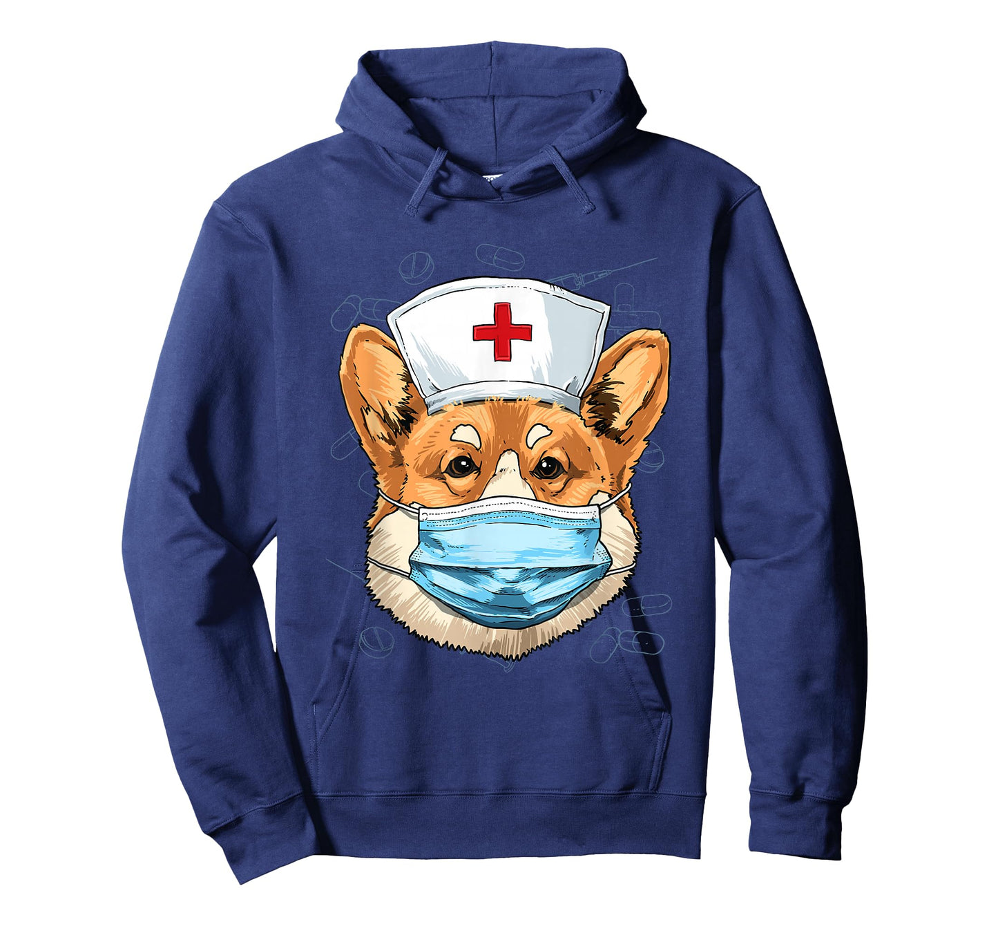 Corgi Dog Nurse RN Nursing School Graduation T-Shirt