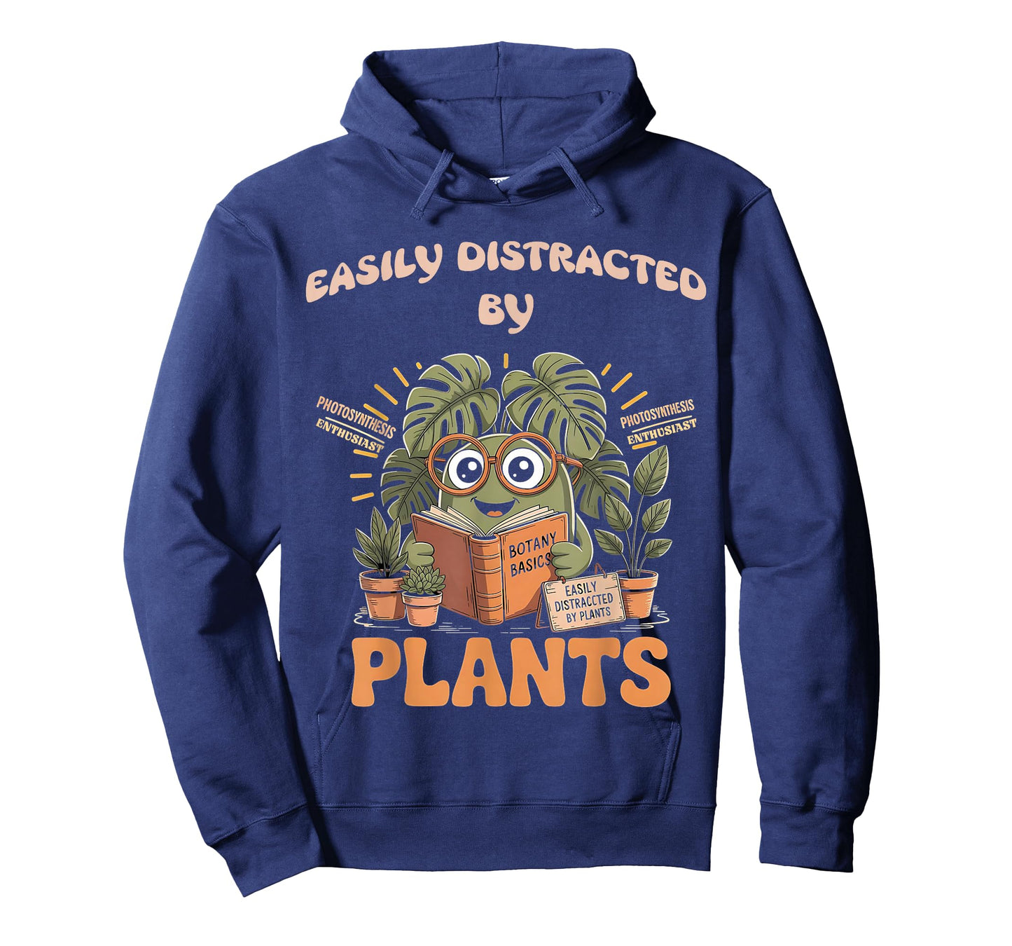 Easily Distracted By Plants Funny Photosynthesis Plant Nerd T-Shirt
