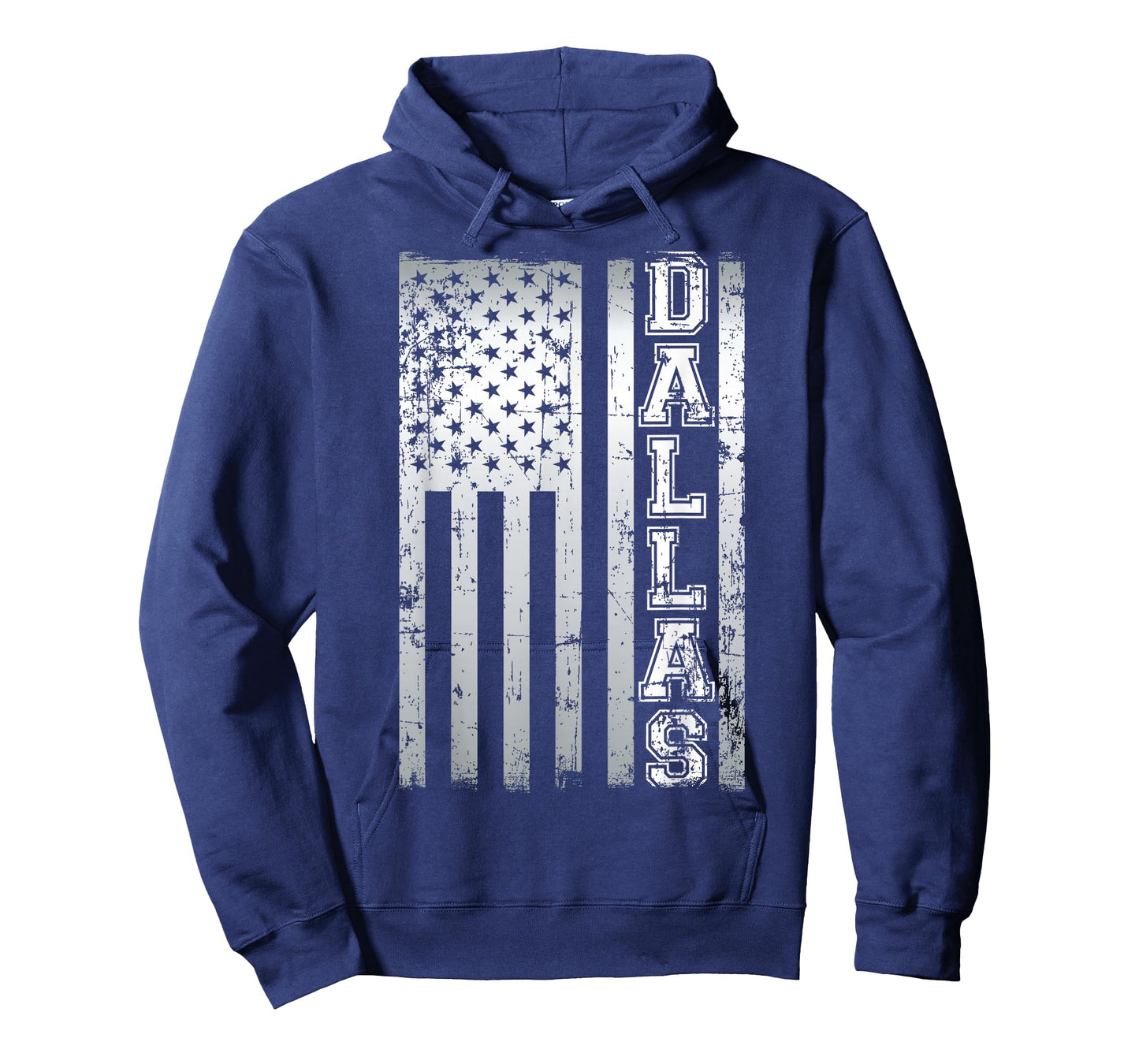 Distressed Dallas Loves America US Flag T-Shirt
