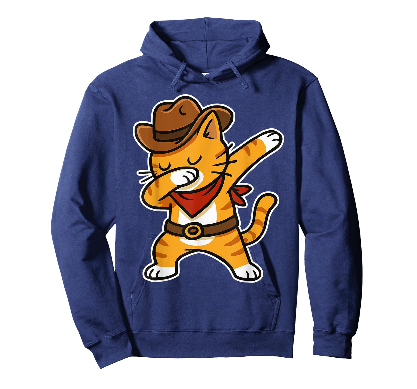 Rodeo Cat Cowboy Dabbing Men Women Kids Funny Cowboy T-Shirt