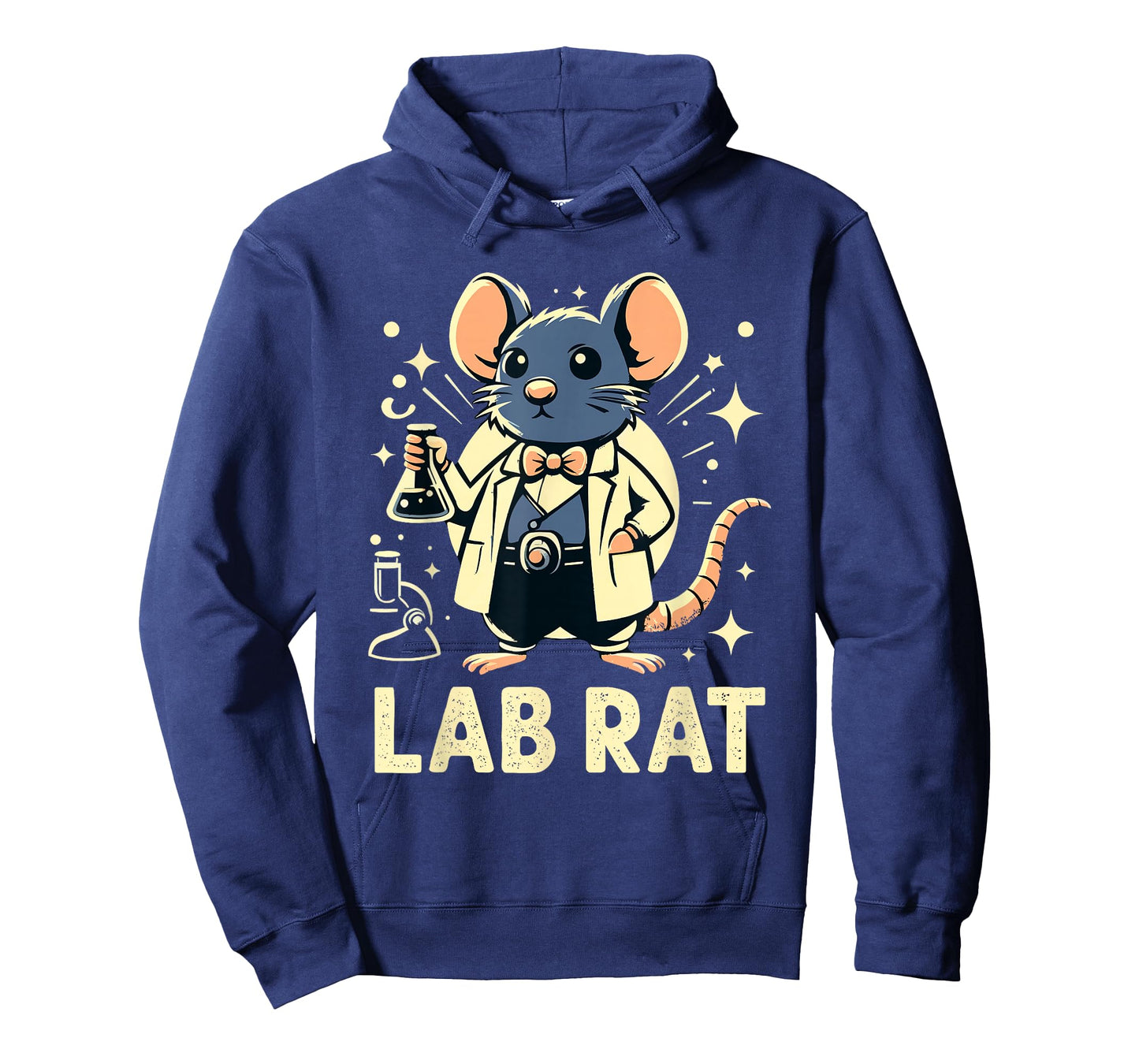 Adorable Lab Rat Scientist Cartoon T-Shirt
