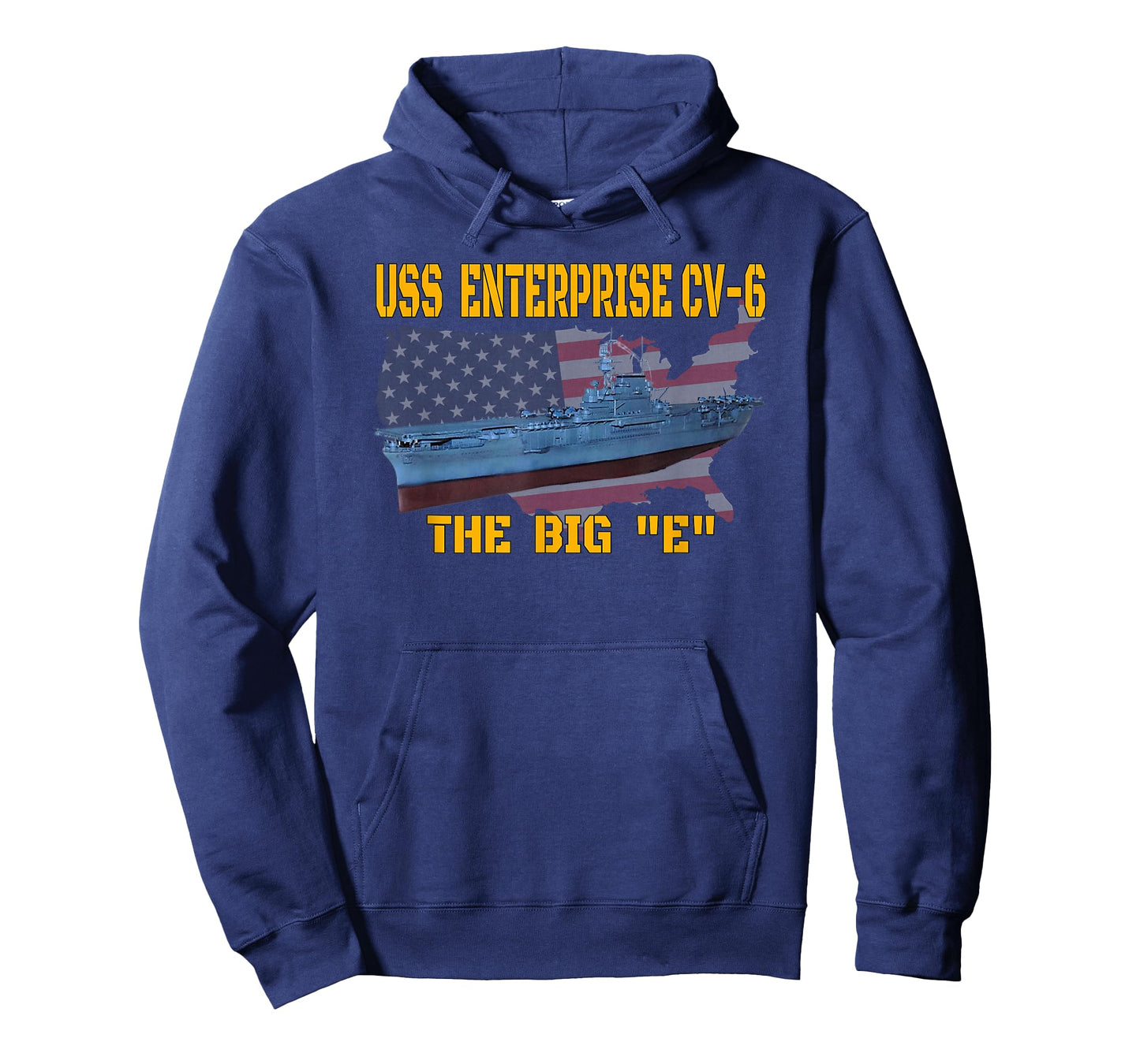 USS Enterprise CV-6 Aircraft Carrier Veterans Day Father Day T-Shirt