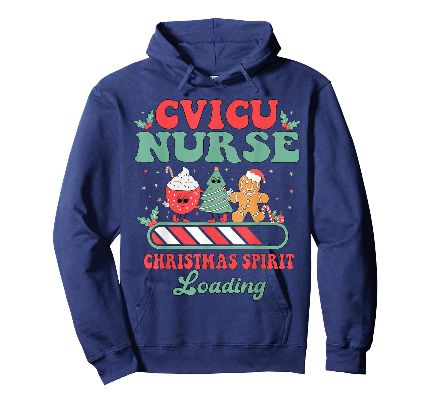 CVICU Nurse Christmas Cardiovascular ICU Cardiology Cardiac T-Shirt
