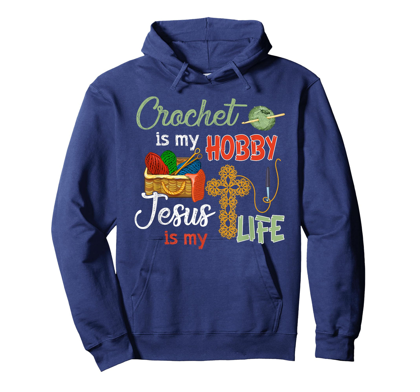 Crochet shirt is my hobby jesus is my life T-Shirt