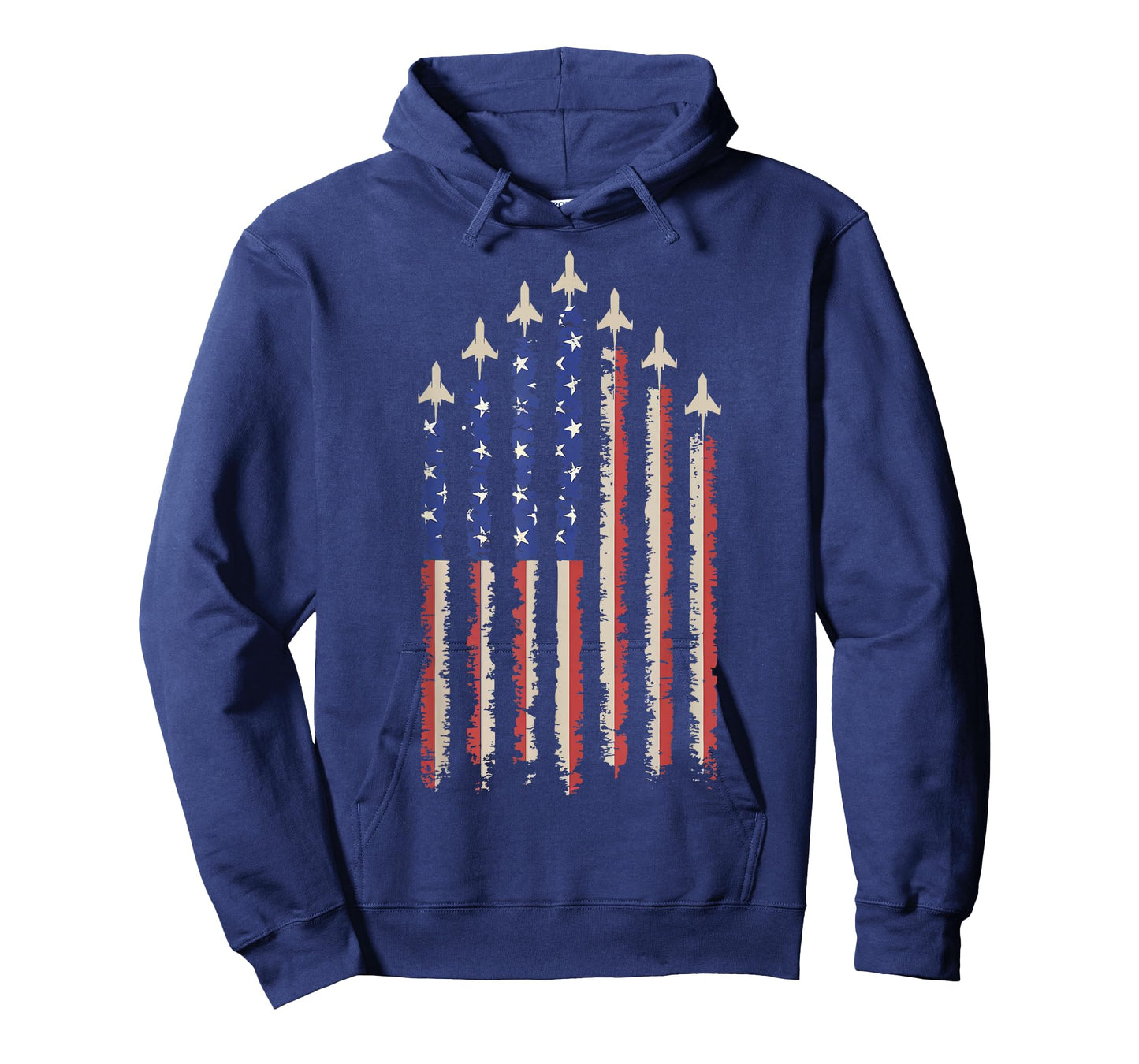 Jet Airplane USA Flag T-Shirt