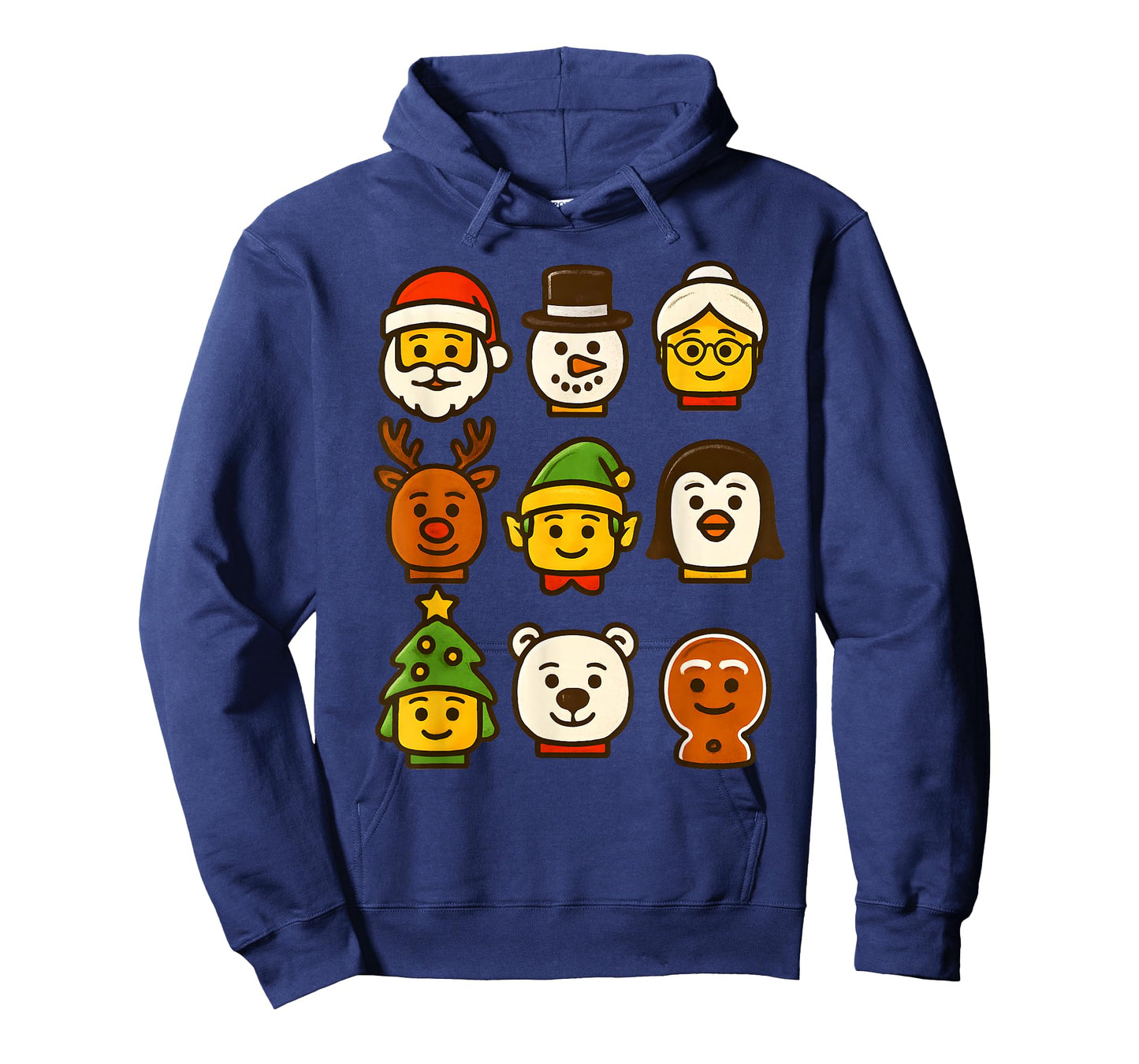 Building Brick Christmas Family Santa Elf Xmas Boys Kids T-Shirt