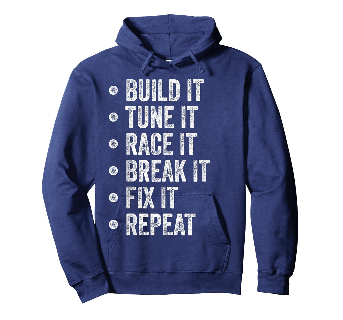 Build It Tune It Race It Repeat Funny Mechanic Car Guy T-Shirt