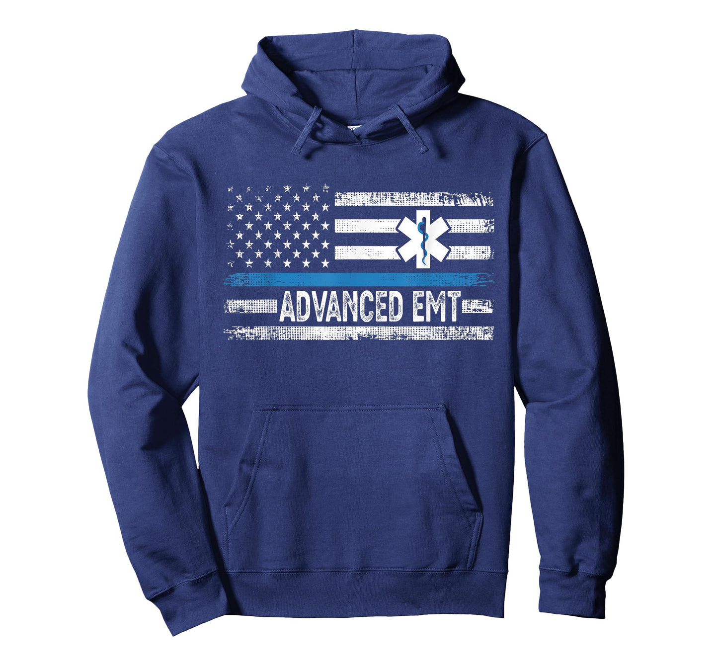 American Flag USA Advanced EMT AEMT Medical Technician T-Shirt