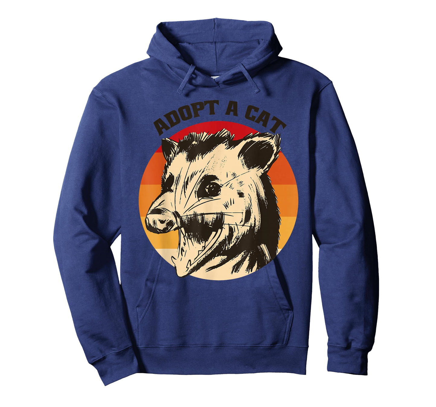 Opossum Adopt A Cat Vintage Funny Possum T-Shirt