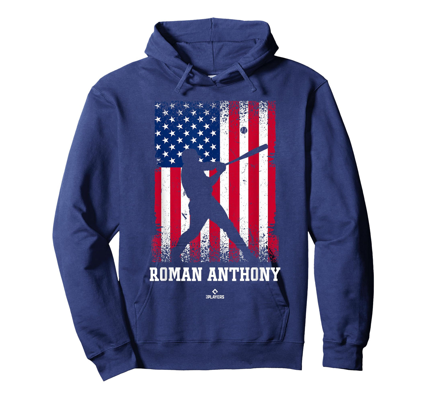 American Flag Swing Roman Anthony Prospect Baseball Fan Gear T-Shirt