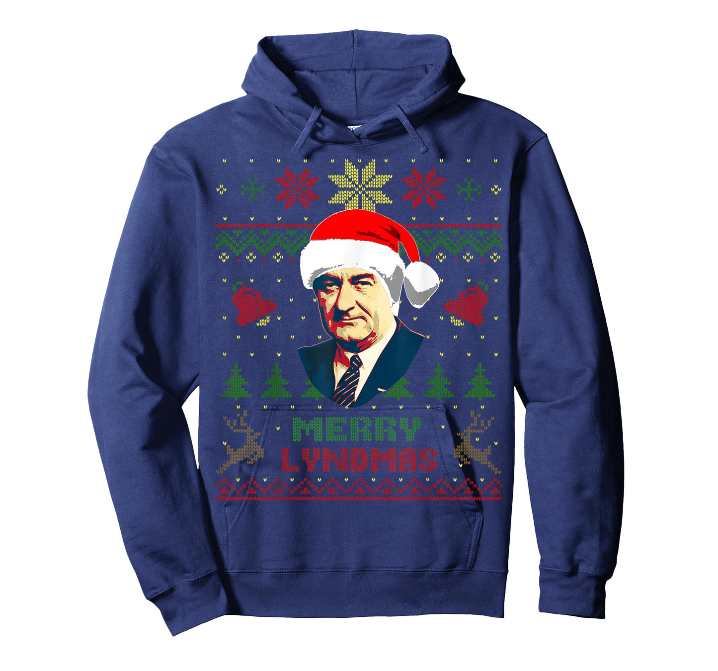 Lyndon B. Johnson President Funny Christmas T-Shirt