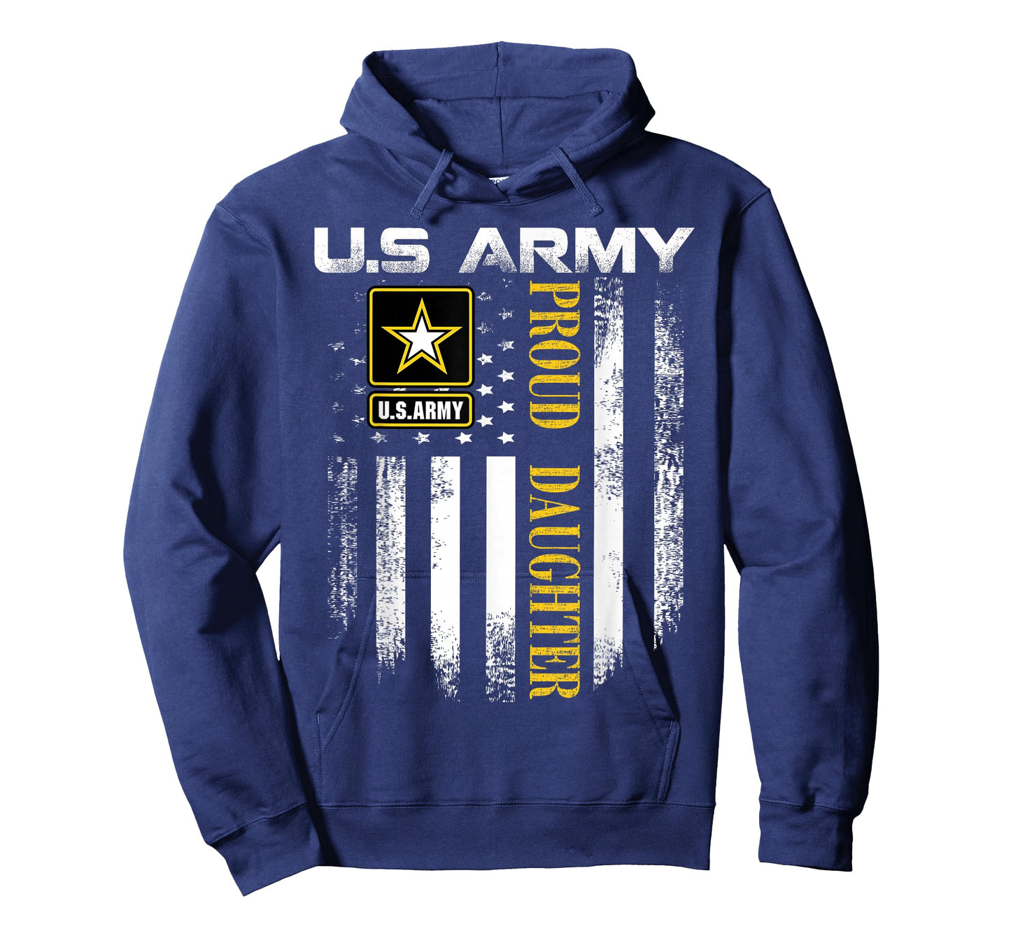 Vintage U.S. Army Proud Daughter With American Flag Gift T-Shirt