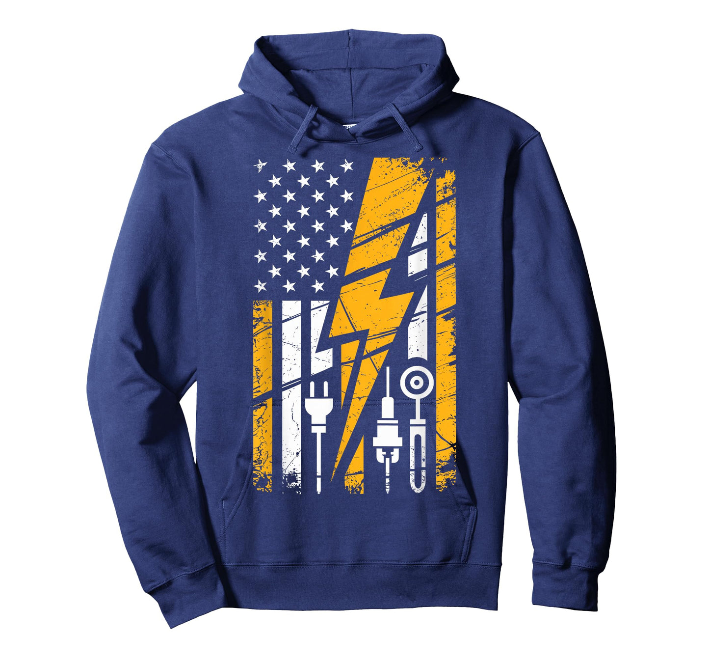 Electrician US Flag Tools for Electricians Vintage T-Shirt