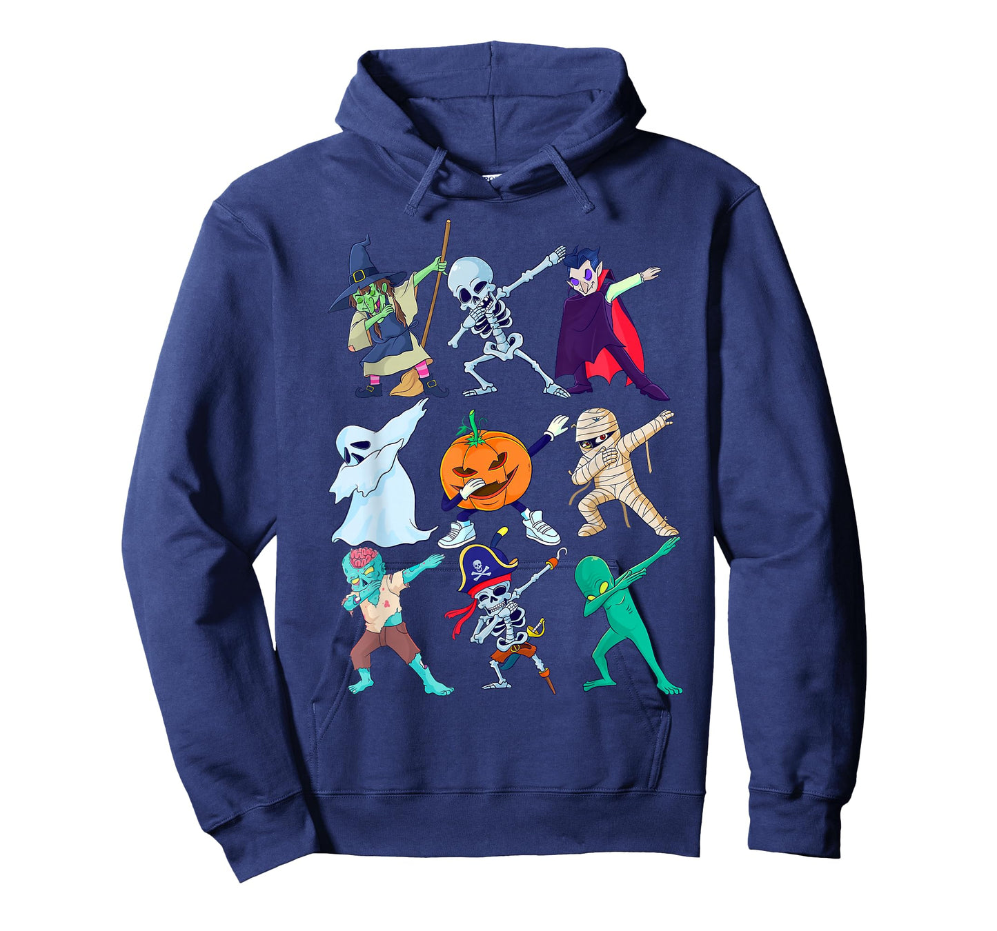Dabbing Halloween Boys Skeleton Toddler Kids Scary Pumpkin T-Shirt