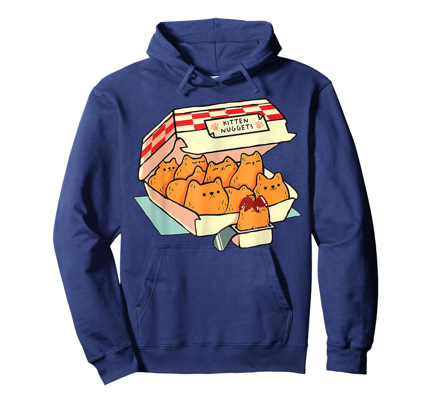 Kitten Nuggets Food Pun Cat Lover Gift Chicken Nuggets T-Shirt