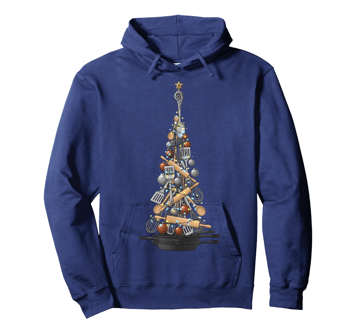 Chef Christmas Tree Xmas Cook Baking Funny Cooking Baker T-Shirt