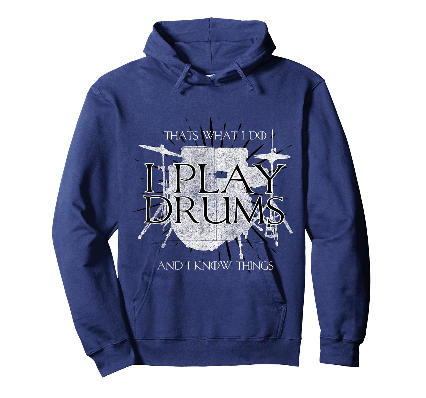 T-Shirt with German Text "Ich spielen Drums und ich weiß Dinge Drummer" Fun T-Shirt T-Shirt