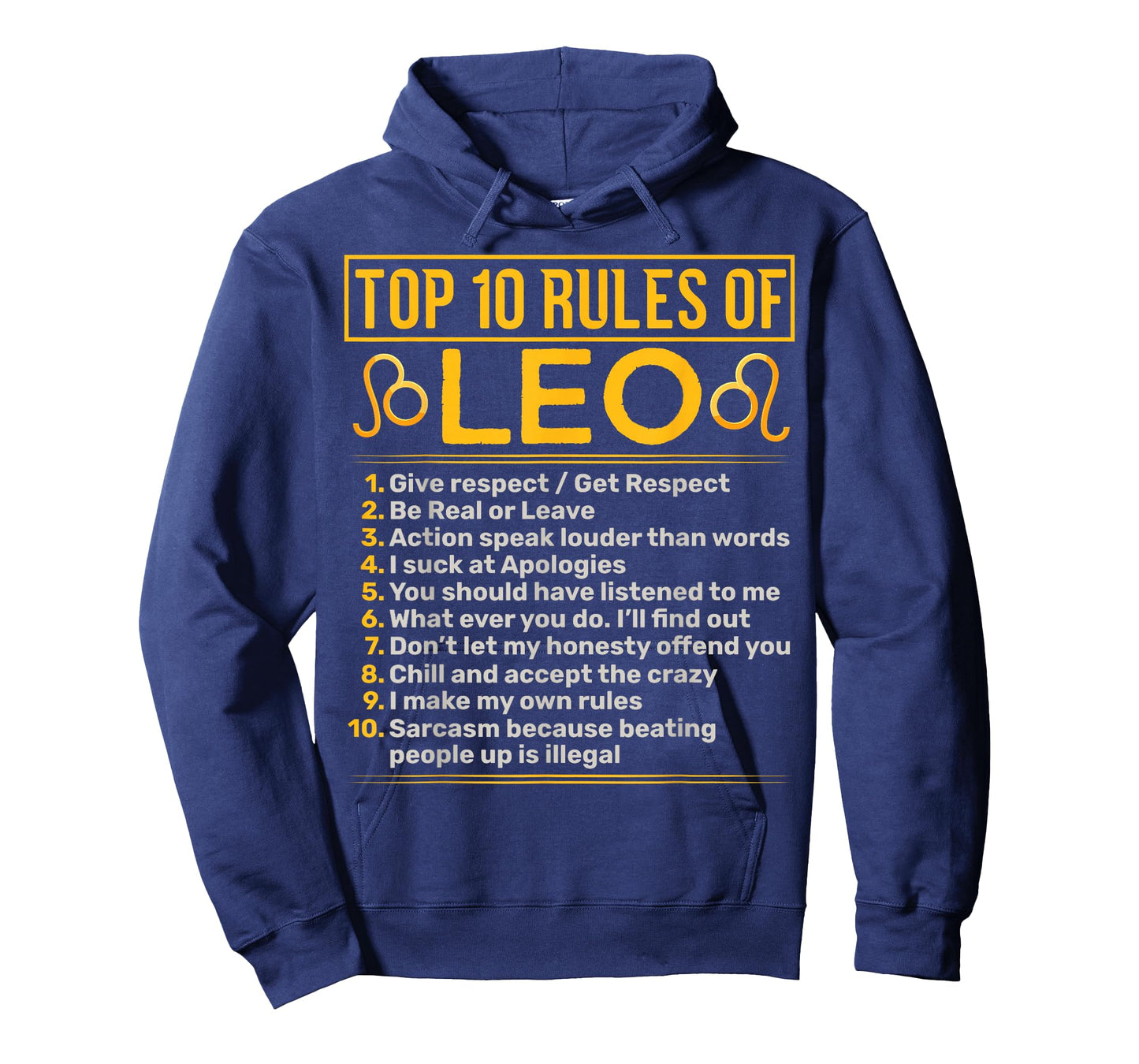 Top 10 Rules of Leo Lion Astrology Sign Birthday T-Shirt