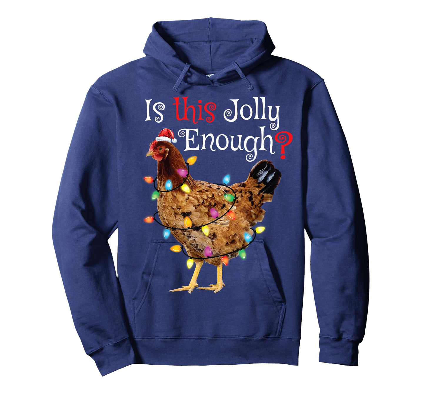 Christmas Chicken Shirt Women Men Kids Funny Santa Chicken T-Shirt