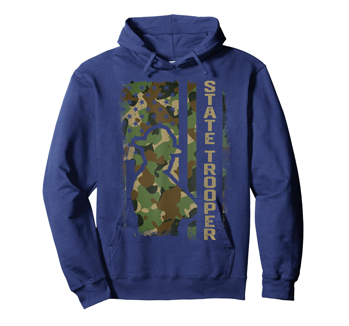 American Flag USA Law Enforcement State Trooper T-Shirt
