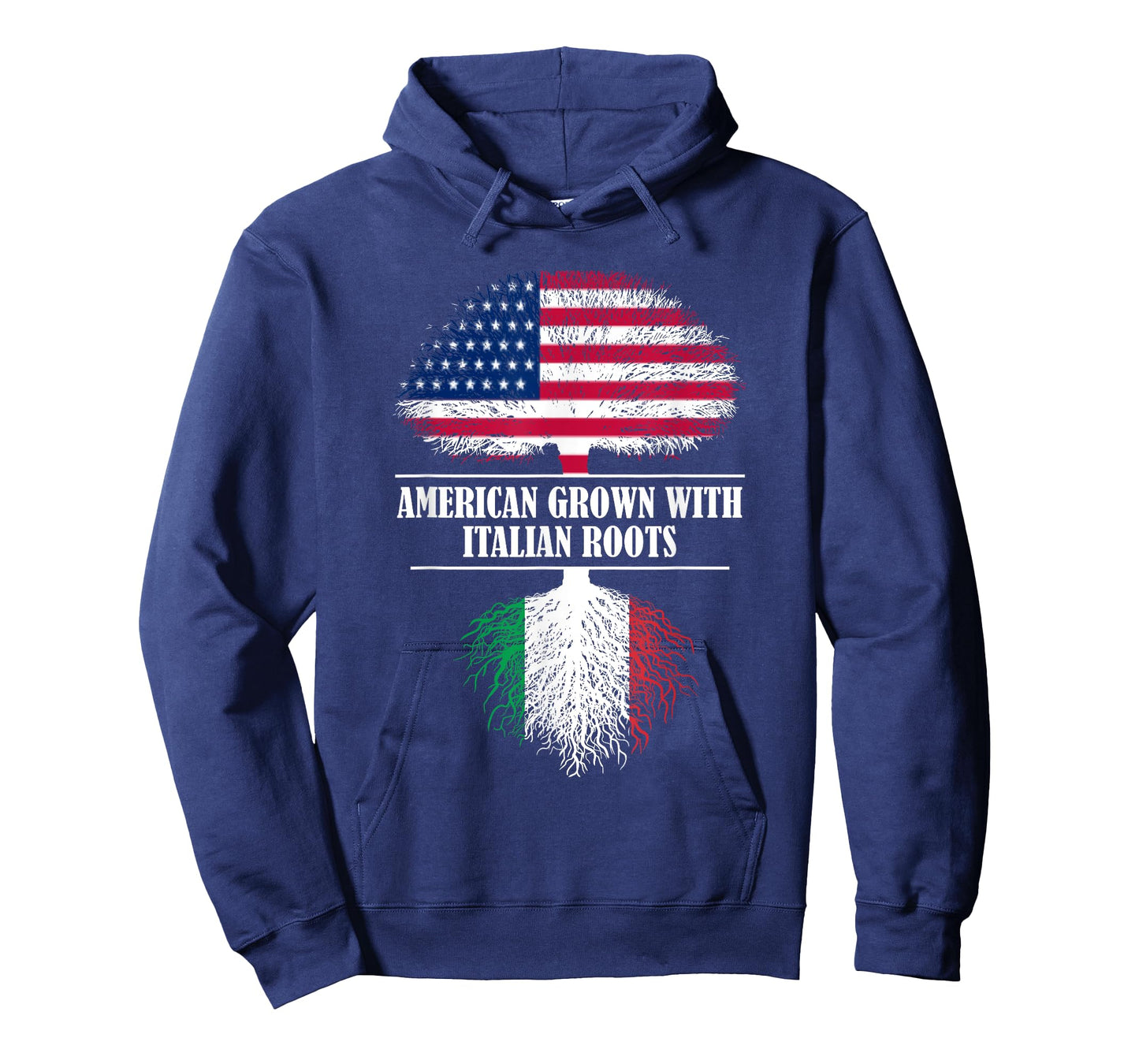 American grown with italian roots Italy flag country T-Shirt